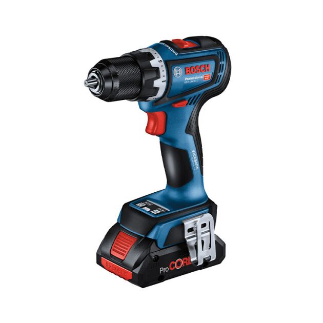 Bosch Шурупокрут-дриль ударний акумуляторний GSR 18V-90 C 18В 2х5А·год 36-64Нм 0-2100об·хв кейс 1.1кг, фото , зображення 2 | SNABZHENIE.com.ua