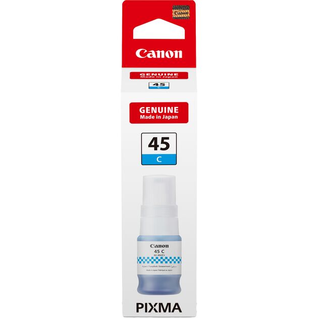 Контейнер з чорнилом Canon GI-45 PIXMA GX1040/GX2040 Синій, фото , изображение 2 | SNABZHENIE.com.ua
