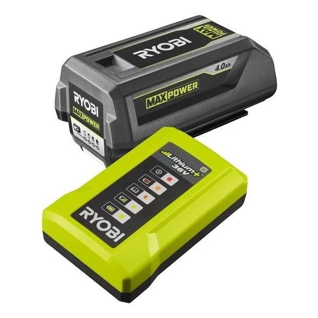 Ryobi Набір акумулятора та зарядного пристрою Max Power RY36BK17B-140 36В 1х4А·год ЗП 1.7А, фото  | SNABZHENIE.com.ua