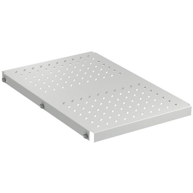 Полиця ZPAS 19", 1U, з високим навантаженням, глибиною 700 мм, максимально 200кг, сіра, фото  | SNABZHENIE.com.ua