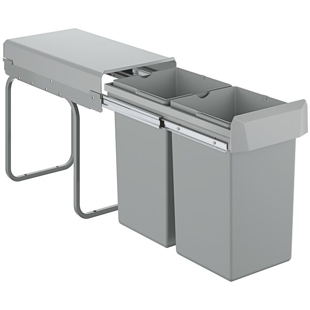 Система контейнерів Grohe для сортування сміття, сірий, фото  | SNABZHENIE.com.ua