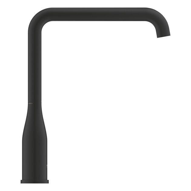 Змішувач для кухні Grohe Accent, довж.виливу - 220мм, поворотний, 1 важіль, фантомний чорний, фото , зображення 3 | SNABZHENIE.com.ua