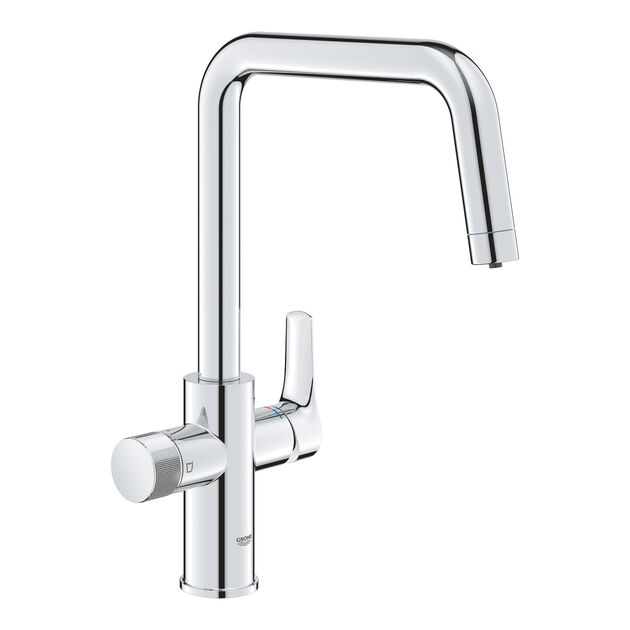 Змішувач для кухні Grohe Blue Pure Start, довж.виливу - 223мм, поворотний, 1+1 фильтр, хром, фото , изображение 2 | SNABZHENIE.com.ua