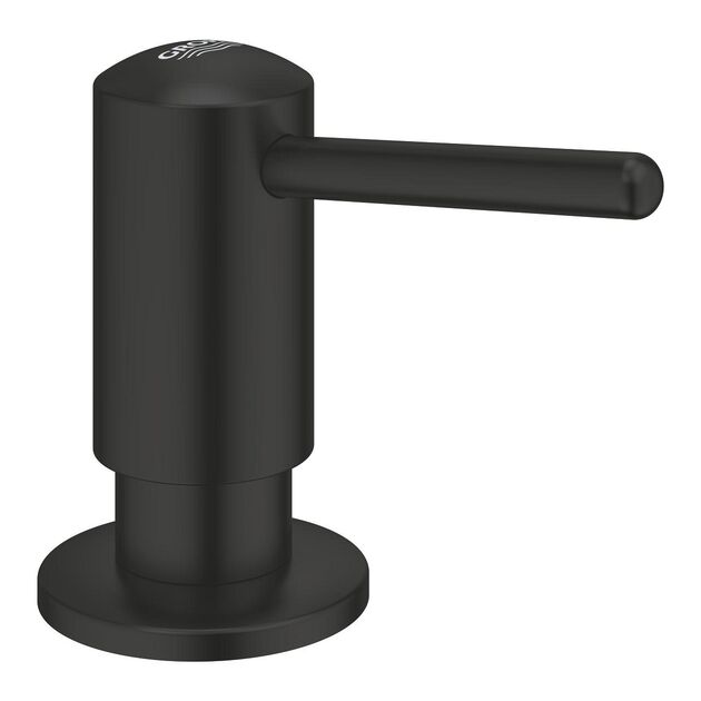 Дозатор для мийних засобів Grohe Contemporary, 500мл, чорний матовий, фото , зображення 2 | SNABZHENIE.com.ua