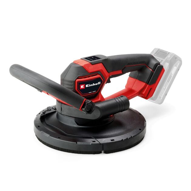 Einhell Шліфмашина для стін акумуляторна TP-DWS 18/225 Li, PXC, 18В, безщіткова, d225мм, 600-1200 об·хвхв, 2.36кг (без АКБ та ЗП), фото , изображение 2 | SNABZHENIE.com.ua