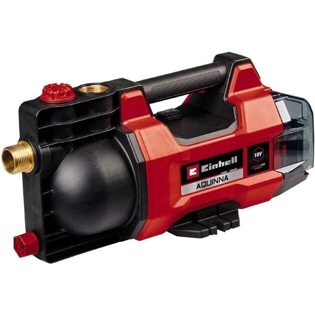 Einhell Насос садовий акумуляторний AQUINNA 18/28, PXC, 2800л/г, 18В, 2.5бар, глиб 6м, 2.55кг, без АКБ і ЗП, фото  | SNABZHENIE.com.ua