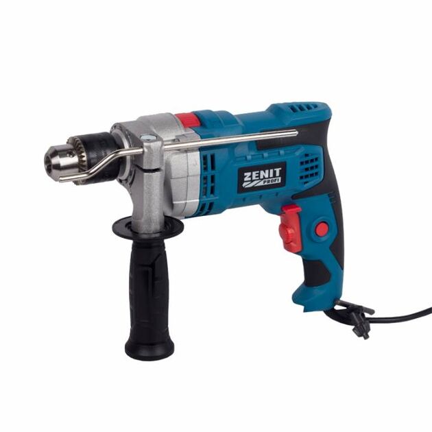 ZENIT Дриль ударний ЗДП-1050 Профи 1050Вт зубчастий патрон 13мм 0-3000об·хв 2.64кг, фото , зображення 2 | SNABZHENIE.com.ua