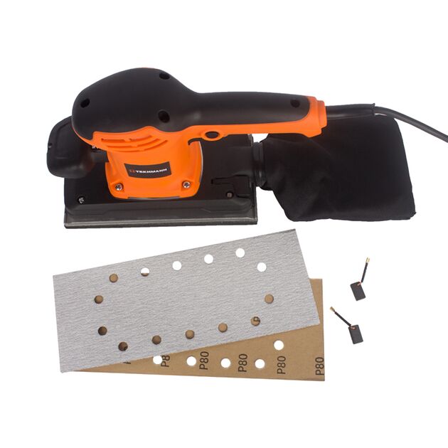 TEKHMANN Шліфмашина вібраційна TOS-500 500Вт платформа 115х230 11000кол·хв 1.9кг, фото , зображення 3 | SNABZHENIE.com.ua