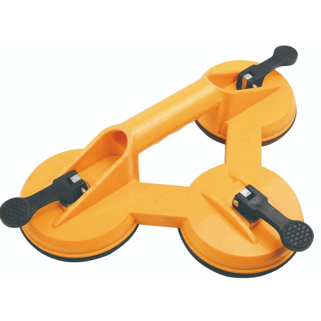 Tolsen Присоска вакуумна, для скла, потрійна, пластиковий корпус, діаметр 115мм, 75кг, фото , изображение 2 | SNABZHENIE.com.ua