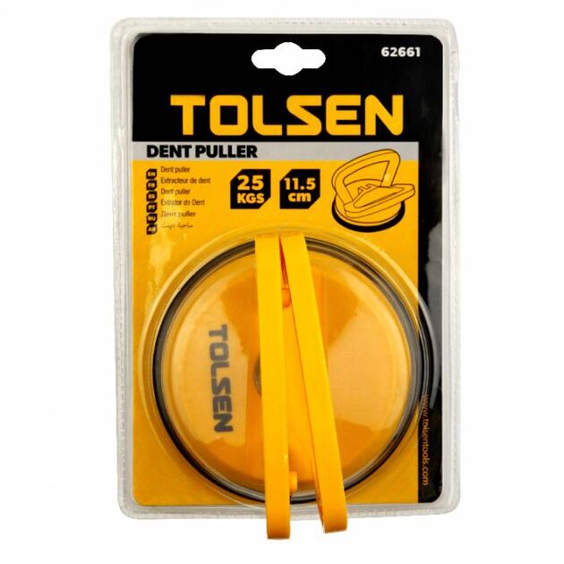 Tolsen Присоска вакуумна, для скла, одинарна, пластиковий корпус, діаметр 115мм, 25кг, фото , изображение 3 | SNABZHENIE.com.ua