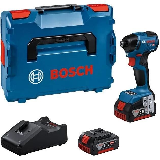 Bosch Гвинтоверт ударний акумуляторний GDR 18V-220 C 18В 2х5А·год 0-3400об·хв 220Нм 1кг Bluetooth, фото , изображение 2 | SNABZHENIE.com.ua