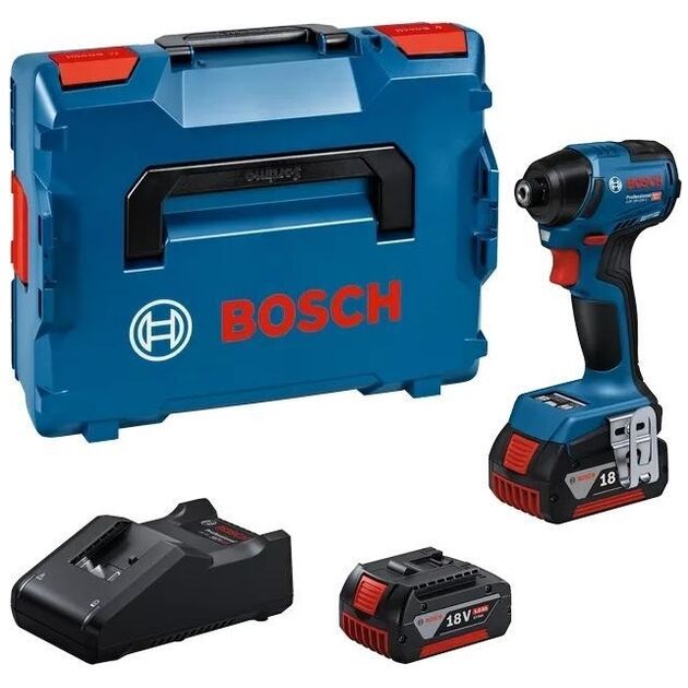 Bosch Гвинтоверт ударний акумуляторний GDR 18V-220 C 18В 2х5А·год 0-3400об·хв 220Нм 1кг Bluetooth, фото  | SNABZHENIE.com.ua