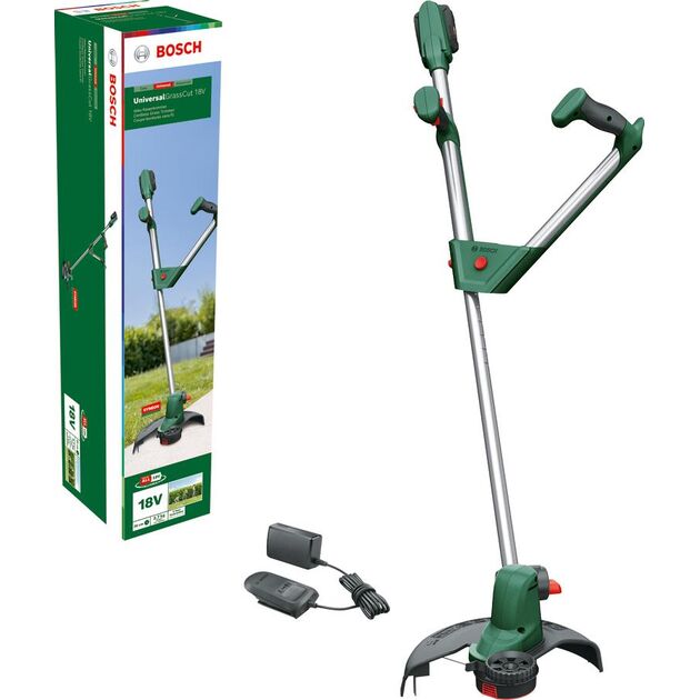 Bosch Тример садовий акумуляторний UniversalGrassCut 18V-260 1х2.5А·год 26см 2.3кг, фото , изображение 2 | SNABZHENIE.com.ua