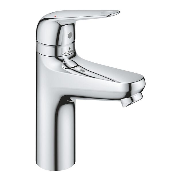 Змішувач для раковини Grohe Swift М  довж. виливу - 102мм, неповоротний, 1 важіль, хром, фото , зображення 2 | SNABZHENIE.com.ua