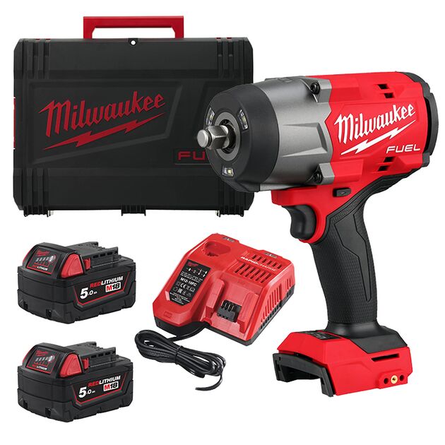 Гайковерт MILWAUKEE 1/2" (2034 Нм) с кольцом M18 FHIW2F12-502X, фото , изображение 2 | SNABZHENIE.com.ua