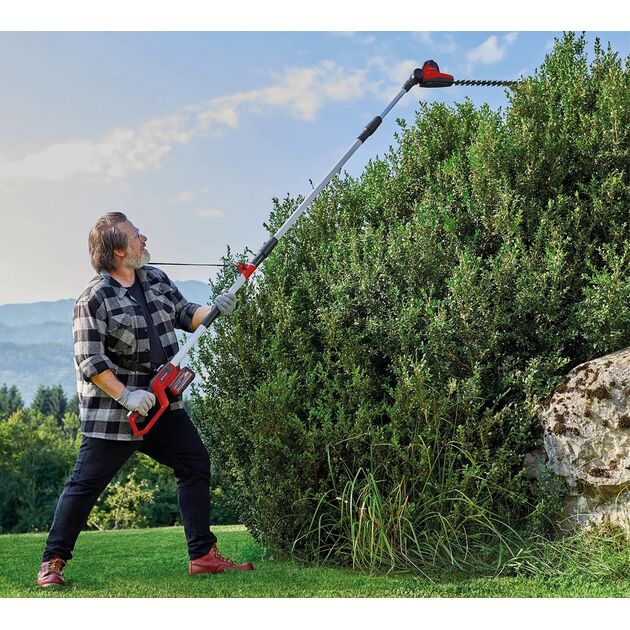 Einhell Кущоріз телескопічний акумуляторний GC-HH 18/45 Li T - Solo PX, 18В 450м, 3.5кг(без АКБ та ЗП), фото , зображення 3 | SNABZHENIE.com.ua