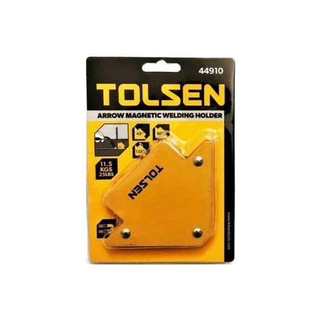 Tolsen Кутник зварювальний магнітний, кут 45/75/135°, 11.3кг, фото , зображення 3 | SNABZHENIE.com.ua