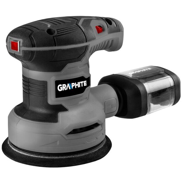 Орбітальна шліфувальна машина 300 Вт, крок 125 мм GRAPHITE, фото  | SNABZHENIE.com.ua