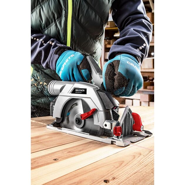 Акумуляторна дискова пилка без щіток, Energy + 18V, Li-Ion, диск 165 x 20 мм, без батареї GRAPHITE, фото , зображення 3 | SNABZHENIE.com.ua