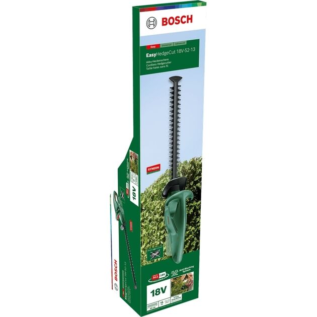 Bosch Кущоріз акумуляторний EasyHedgeCut 18V-52-13 18В лезо 52см крок різу 15мм 3.28кг без АКБ та ЗП, фото , изображение 3 | SNABZHENIE.com.ua