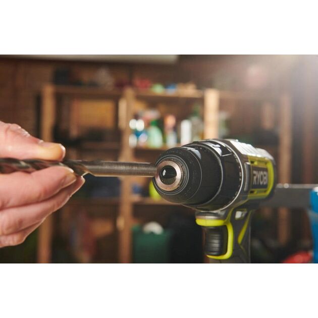 Ryobi Шурупокрут-дриль акумуляторний ONE+ RDD18-1C20S 18В 1х2А·год ЗП 52Нм 450·1750об·хв 1.1кг сумка, фото , изображение 3 | SNABZHENIE.com.ua