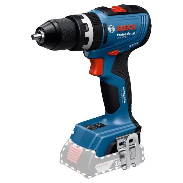 Шурупокрут-дриль акумуляторний Bosch GSB 18V-65 18В 31·65Нм 0-2100об·хв 1.12кг без АКБ та ЗПШурупокрут-дриль акумуляторний GSB 18V-65 18В 31·65Нм 0-2100об·хв 1.12кг без АКБ та ЗП, фото , зображення 2 | SNABZHENIE.com.ua
