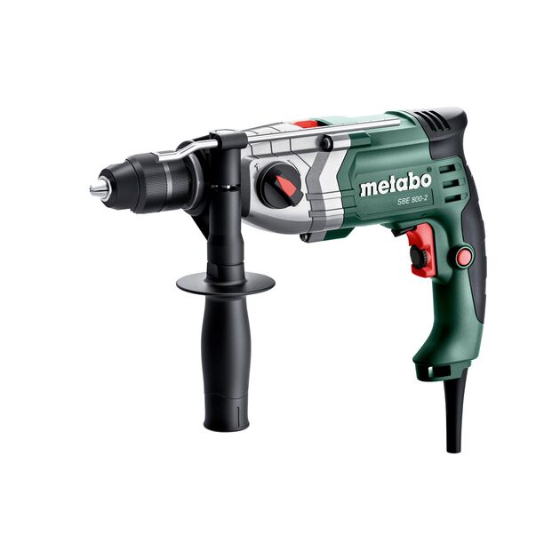 Дриль ударний Metabo SBE 800-2 800Вт ШЗП 1.5-13мм 0-1200·0-3200об·хв 2.3кгДриль ударний SBE 800-2 800Вт ШЗП 1.5-13мм 0-1200·0-3200об·хв 2.3кг, фото , изображение 2 | SNABZHENIE.com.ua