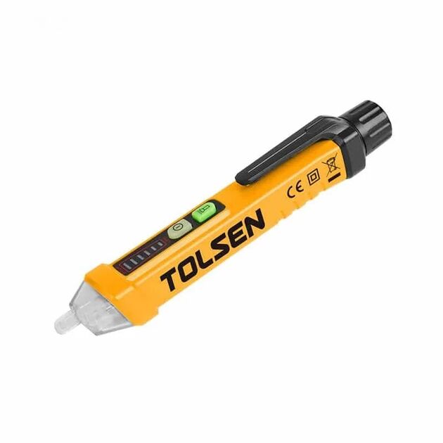 Детектор напруги Tolsen, 12-1000В, кат.1000В, 3х1.5В LR03Детектор напруги, 12-1000В, кат.1000В, 3х1.5В LR03, фото , зображення 2 | SNABZHENIE.com.ua