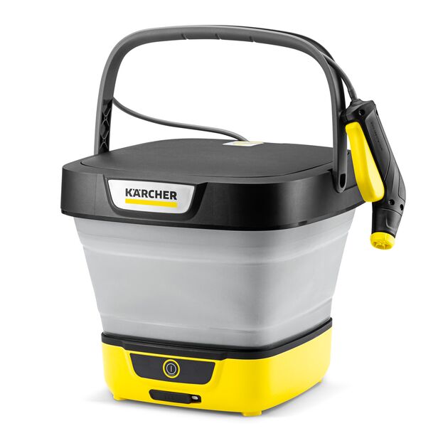 Мінімийка низького тиску акумуляторна Karcher OC 3 Foldable, 120л/год, шланг 1.8м, бак для води 8л, вага 2.2кг, USB-C, фото , зображення 2 | SNABZHENIE.com.ua