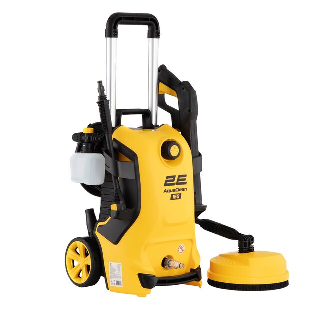 Мінімийка високого тиску 2E AquaClean 150plus 2000Вт 150бар 450л/год шланг 8м щітка патіо 8.84кг, фото , зображення 2 | SNABZHENIE.com.ua