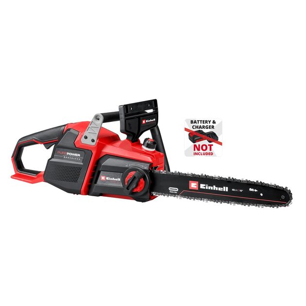 Пила ланцюгова акумуляторна Einhell GP-LC 36/40 Li BL - Solo, PXC, 36В, шина 40 см, безщіткова, 19 м/с, 4.8 кг (без АКБ та ЗП), фото , зображення 2 | SNABZHENIE.com.ua