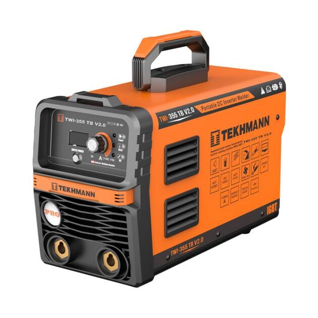 Зварювальний апарат інверторний Tekhmann TWI-355 TB v2.0 140А 5.8кВа 170-270В 5кг, фото , зображення 2 | SNABZHENIE.com.ua