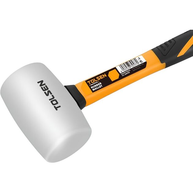 Киянка гумова Tolsen 675г 35мм руків'я скловолокно, фото , изображение 3 | SNABZHENIE.com.ua