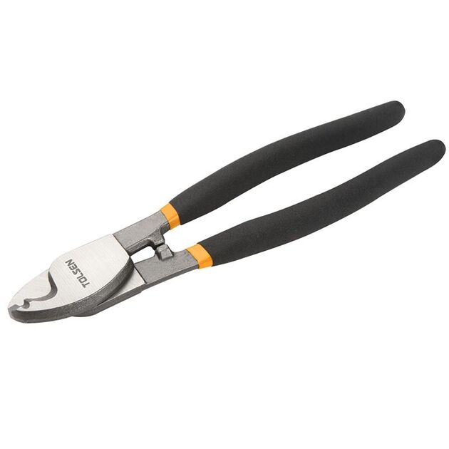 Кабелеріз Tolsen Профі, для мідних та алюмінієвих кабелів до 6мм, 160мм, сталь, фото , зображення 2 | SNABZHENIE.com.ua