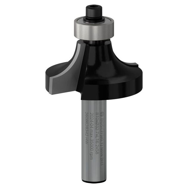 Фреза карнизна Bosch Professional Std S8 R10 L16.5, фото , зображення 2 | SNABZHENIE.com.ua