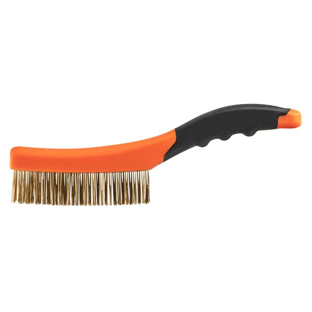 Щітка дротяна, латунний дріт, 4х16 рядів NEO, фото , зображення 2 | SNABZHENIE.com.ua