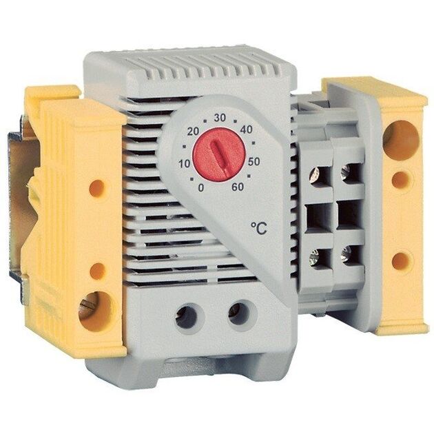 Термостат ZPAS 220V, AC, 6А, розмикаючий, на DIN рейці,  для обігрівача, фото , зображення 2 | SNABZHENIE.com.ua