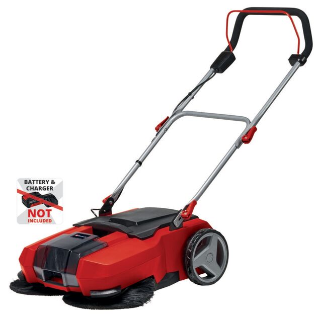 Підмітальна машина акумуляторна Einhell TE-SW 18/610 Li - Solo PXC 18В ширина 610мм бак 20л 1800 м2/год 10.3кг без АКБ та ЗП, фото , изображение 2 | SNABZHENIE.com.ua