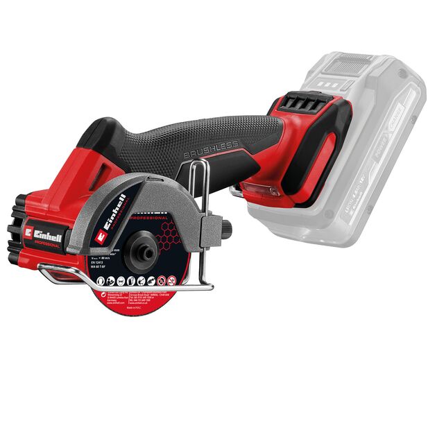 Шліфмашина відрізна акумуляторна Einhell Professional TP-CO 18/76-C Li BL - Solo безщіткова 16мм 18В 20000об/хв 0.67кг без АКБ та ЗП, фото , изображение 2 | SNABZHENIE.com.ua