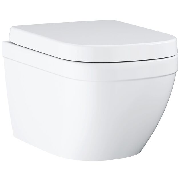 Унітаз настінного монтажу Grohe Euro Ceramic, альпійський білий, фото  | SNABZHENIE.com.ua