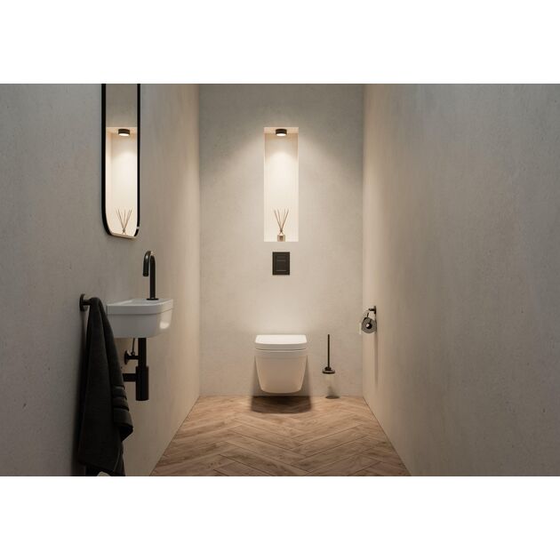 Унітаз настінного монтажу Grohe Euro Ceramic, альпійський білий, фото , изображение 3 | SNABZHENIE.com.ua
