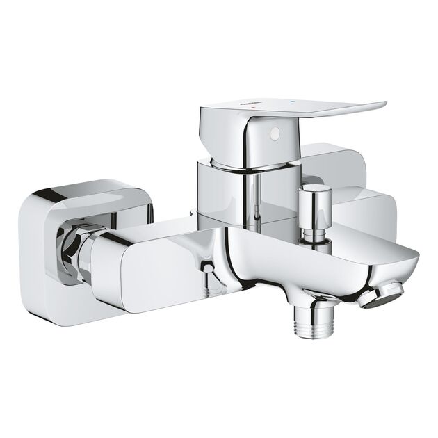 Змішувач для ванни Grohe QuickFix  Dice довж. виливу - 167мм, неповоротний, 1 важіль, хром, фото , зображення 2 | SNABZHENIE.com.ua