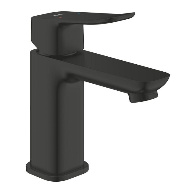 Змішувач для раковини Grohe QuickFix Dice Black S-розміру, довж. виливу - 106мм, неповоротний, 1 важіль, чорний матовий, фото , изображение 3 | SNABZHENIE.com.ua