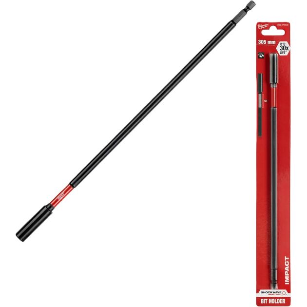 Магнітний тримач біт 152мм 1/4 MILWAUKEE 4932471822, фото  | SNABZHENIE.com.ua