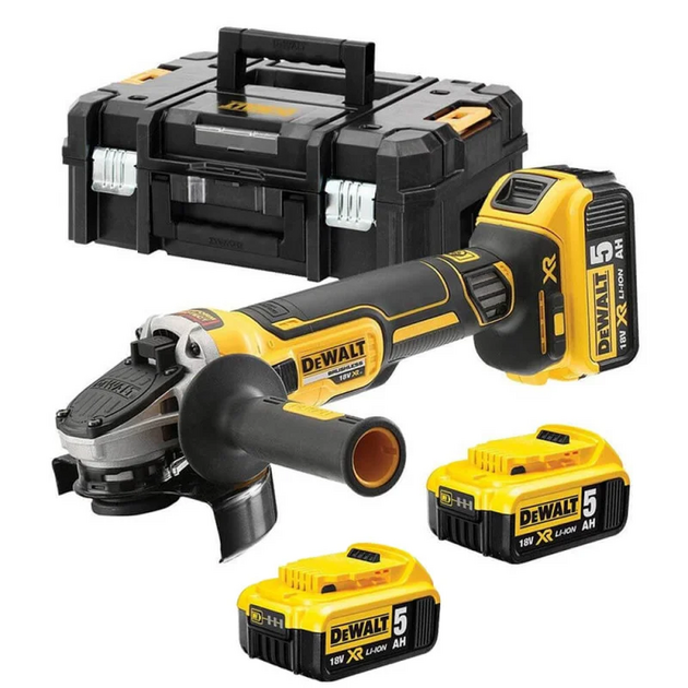 Аккумуляторная угловая шлифмашина DeWALT DCG405P3, бесщёточная, фото , изображение 2 | SNABZHENIE.com.ua