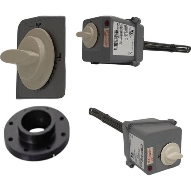 Електричний нагрівальний елемент TESY ACS Heating Element with TR 3kW L290 3кВт 6/4" термостат фланец гумова прокладка, фото , изображение 2 | SNABZHENIE.com.ua