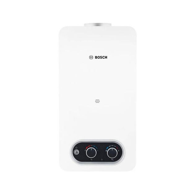 Газова колонка Bosch Therm 4000-T4004 10 л/хв 17.4 кВт регулювання потужності розпалювання від батарейок білий, фото , изображение 2 | SNABZHENIE.com.ua