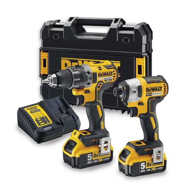 Набір з двох інструментів безщіткових DeWALT DCK268P2T, фото , зображення 2 | SNABZHENIE.com.ua