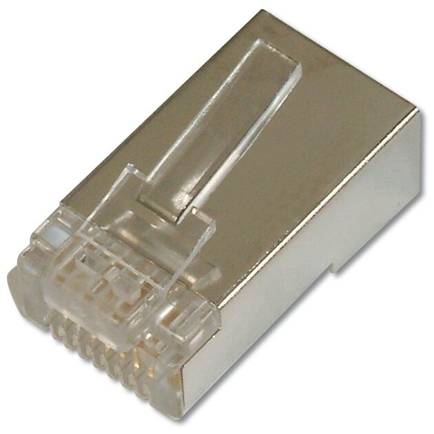 Конектор DIGITUS CAT 5e RJ45, STP, 100 шт., фото  | SNABZHENIE.com.ua