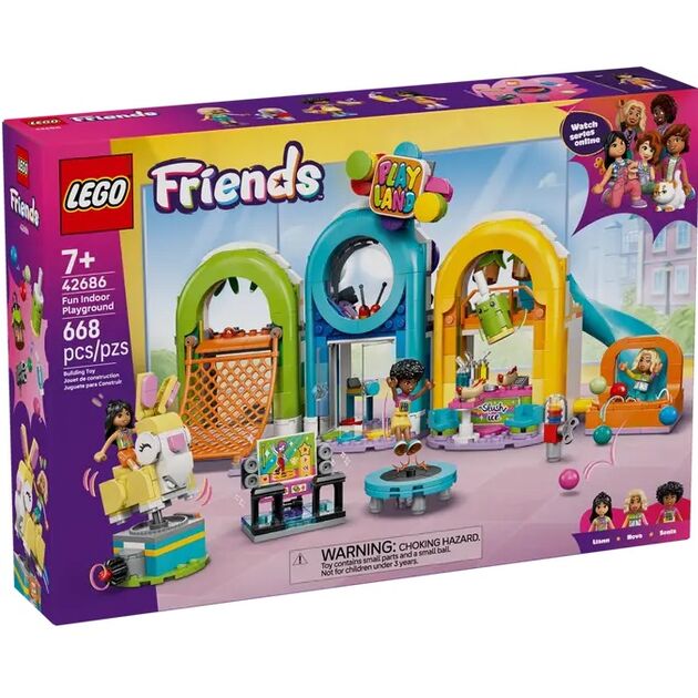 Конструктор LEGO Friends Веселий критий ігровий майданчик, фото , зображення 2 | SNABZHENIE.com.ua
